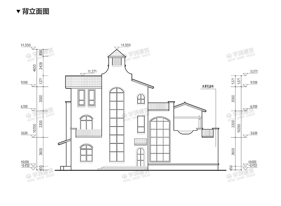 114平21萬防潮農(nóng)村別墅戶型設(shè)計圖紙