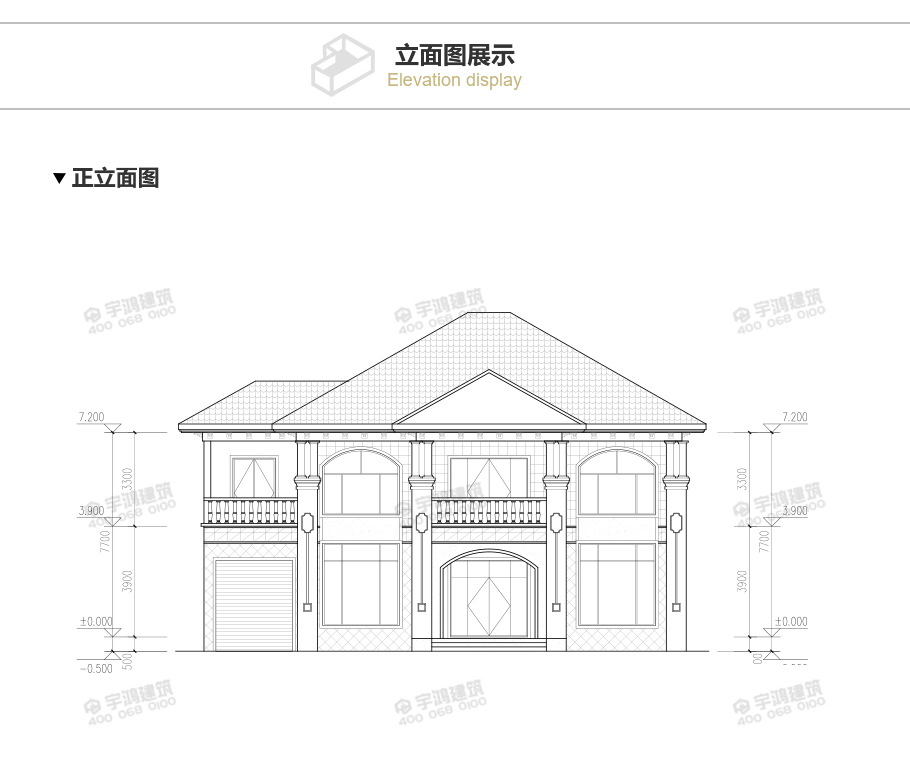 新款帶灶房農村小別墅設計圖