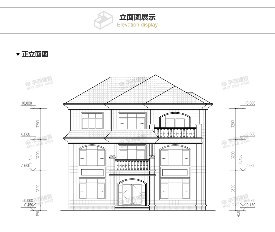 170平帶地下室新農村三層自建房設計圖紙